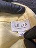 Le Lis 100% Polyester Color Block Yellow Long Sleeve Blouse Size L - photo 7