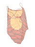 J.Crew Stripes Red One Piece Swimsuit Size 16 - photo 2