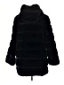 BCBGMAXAZRIA 100% Polyester Black Faux Fur Jacket Size XL - photo 2