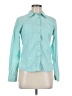 Cloudveil Teal Long Sleeve Button-Down Shirt Size S - photo 1