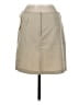 Wrapper Solid Tan Casual Skirt Size 9 - photo 2