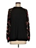 MIHOLL Black Long Sleeve Blouse Size M - photo 1
