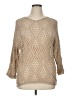 Unbranded 100% Polyester Tan Pullover Sweater Size 1X - photo 1