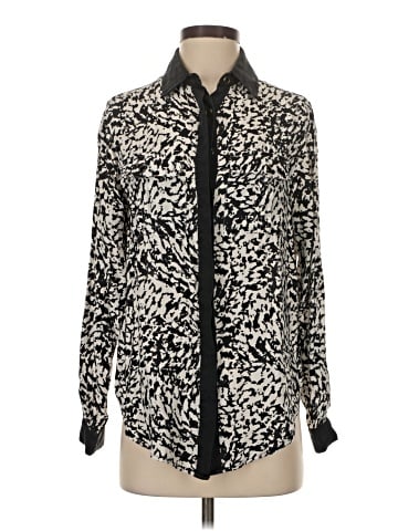 Yumi Kim Long Sleeve Silk Top (view 1)