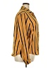 Wild Fable 100% Polyester Stripes Orange Long Sleeve Blouse Size XXL - photo 4