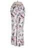 Briggs Floral Silver Linen Pants Size XS - photo 1