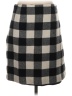 Talbots Checkered-gingham Gray Wool Skirt Size 4 - photo 2