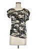 Crosby Camo Silver Short Sleeve Top Size M - photo 1