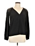 Ramy Brook 100% Polyester Black Long Sleeve Blouse Size M - photo 1