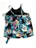 Swim Solutions Tropical Blue Swimsuit Top Size 24 waist - photo 2