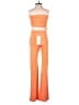 Lezat Color Block Orange Jumpsuit Size XS - photo 2