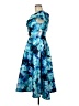 Alex Evenings Blue Cocktail Dress Size 6 - photo 5