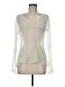 Pure Amici Ivory Pullover Sweater Size M - photo 1