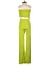 Lezat Color Block Green Jumpsuit Size XS - photo 2