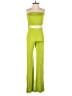 Lezat Color Block Green Jumpsuit Size XS - photo 1