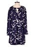 Leifsdottir Print Blue Purple Casual Dress Size 0 - photo 1
