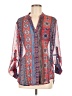 Kut from the Kloth 100% Polyester Red Long Sleeve Blouse Size M - photo 1