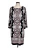Studio One Paisley Black Casual Dress Size XL - photo 1