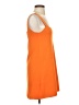 Zara 100% Polyester Solid Orange Casual Dress Size S - photo 4