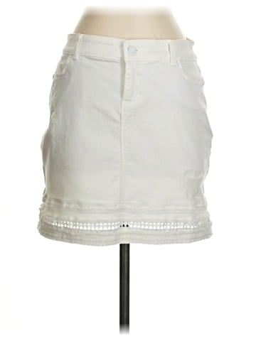 White House Black Market Denim Skirt (view 1)
