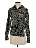 Etcetera Paisley Black Long Sleeve Blouse Size 4 - photo 1
