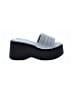Azalea Wang Gray Blue Wedges Size 10 - photo 1