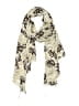 Curations 100% Viscose Paisley Ivory Brown Scarf One size - photo 1