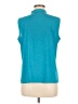 Calvin Klein Solid Teal Sleeveless Blouse Size M - photo 2