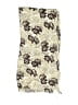 Curations 100% Viscose Paisley Ivory Brown Scarf One size - photo 2