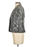 Le Suit 100% Polyester Stripes Gray Blazer Size 4 (petite) - photo 5