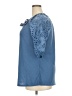 Unbranded Blue 3/4 Sleeve Blouse Size XXL - photo 5