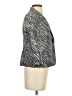 Le Suit 100% Polyester Stripes Gray Blazer Size 4 (petite) - photo 4