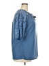 Unbranded Blue 3/4 Sleeve Blouse Size XXL - photo 4