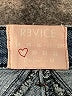 REVICE Hearts Blue Jeans Size 29 waist - photo 6