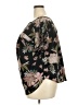 Unbranded 100% Polyester Floral Black Short Sleeve T-Shirt Size XXL (estimated) - photo 5