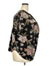 Unbranded 100% Polyester Floral Black Short Sleeve T-Shirt Size XXL (estimated) - photo 4