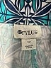 Stylus 100% Cotton Print Teal Board Shorts Size 12 - photo 3