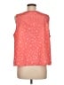 Maggie Lawrence 100% Polyester Orange Sleeveless Blouse Size M - photo 2