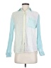 Rails 100% Cotton Color Block Green Long Sleeve Button-Down Shirt Size XS - photo 1