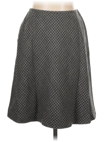 Linda Allard Ellen Tracy Wool Skirt (view 1)