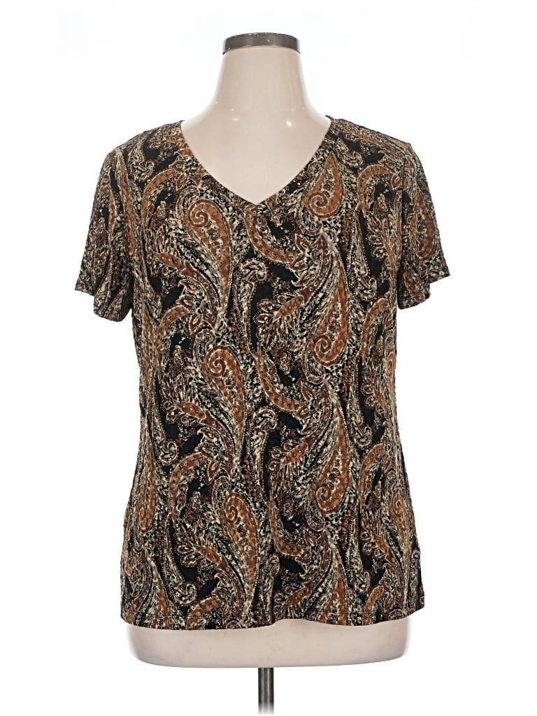 Pre-owned White Stag Short Sleeve T-shirt In Brown