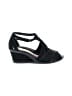 Earth Black Wedges Size 6 1/2 - photo 1