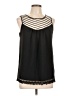 Hailey & Co. 100% Polyester Black Sleeveless T-Shirt Size S - photo 1