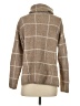 Madewell Plaid Brown Turtleneck Sweater Size S - photo 2