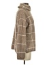 Madewell Plaid Brown Turtleneck Sweater Size S - photo 4