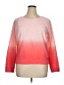 Mossimo Supply Co. Color Block Pink Sweatshirt Size XL - photo 1