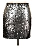Paolo Casalini 100% Polyester Metallic Silver Formal Skirt Size 30 waist (estimated) - photo 1