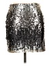 Paolo Casalini 100% Polyester Metallic Silver Formal Skirt Size 30 waist (estimated) - photo 2