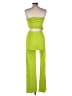 Lezat Color Block Green Jumpsuit Size L - photo 2