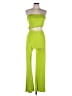 Lezat Color Block Green Jumpsuit Size L - photo 1